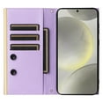 thumbnail image 6 of Allytechgroup Wallet Case for Samsung Galaxy S25+ 6.7" 2025, with Crossbody Shoulder Strap & Hand Wrist Cards Holder Cash Pocket Flip Cover Stand Protective Phone Case for Galaxy S25 Plus, Purple, 6 of 8