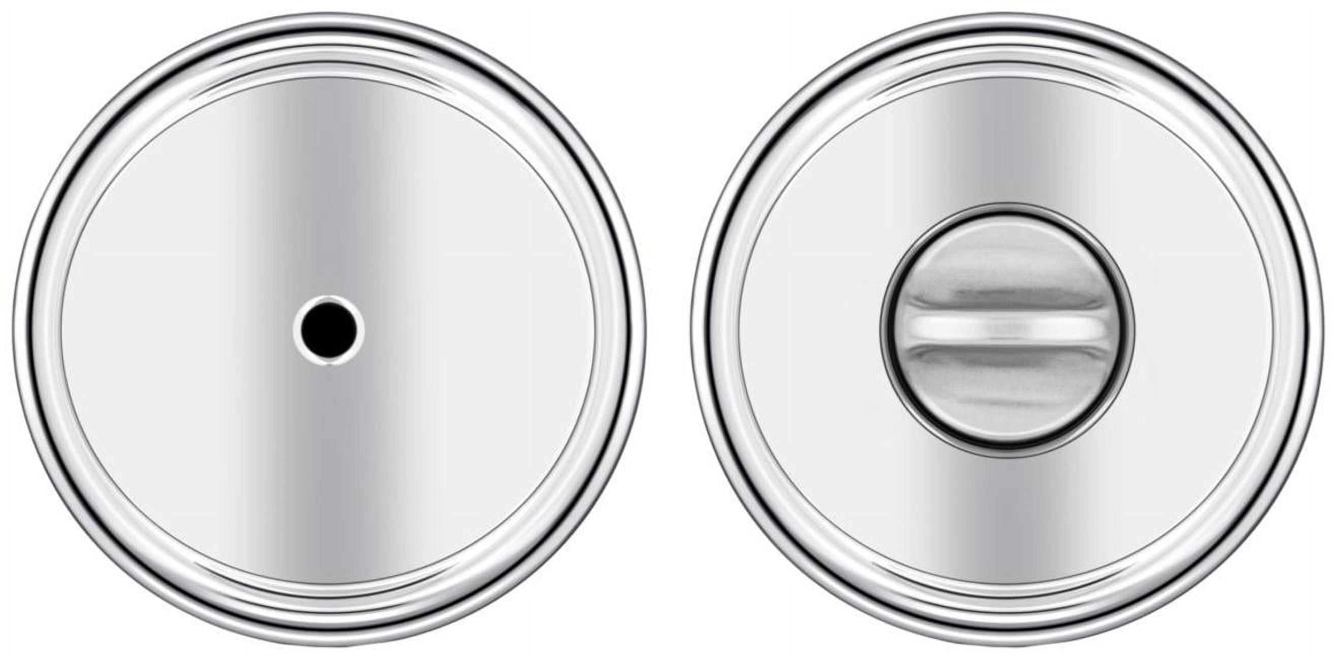 Kwikset 300MNKRDT-15 Maven Privacy Door Knob Set - Nickel