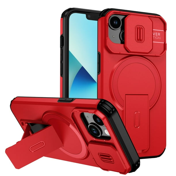 Funda GANGXUN para iPhone 13 – Magnética Antigolpes con Soporte y Protección Doble