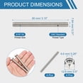 thumbnail image 2 of Uxcell Fully Threaded Rods with Right Hand Thread Bar Studs and Nuts for Various Applications 5/16-18 4, 2 of 6