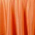 thumbnail image 5 of BalsaCircle Halloween 132" Orange Round Washable Decorative Polyester Solid Tablecloth, 5 of 6