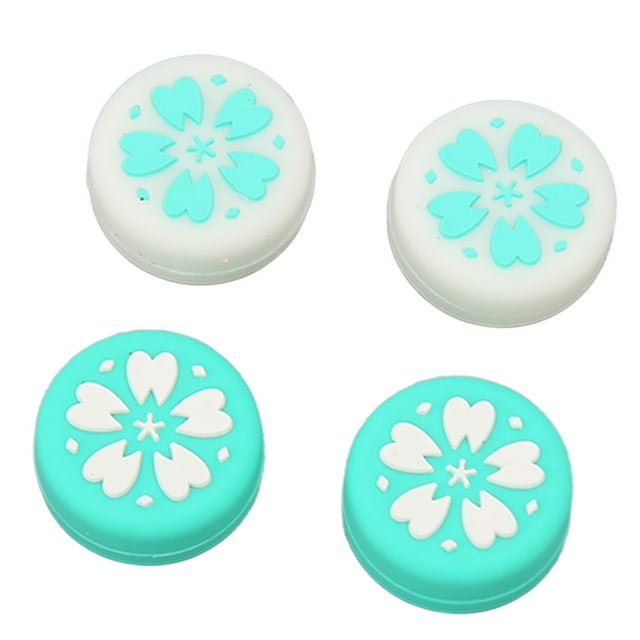 4 Pcs Poignée de Pouce en Silicone Souple pour Switch Lite, Joystick de Remplacement Antidérapant - Léger et Fin