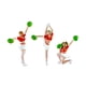 thumbnail image 3 of 3 piezas 1/64 figuras modelo People Tiny Cheerleaders Resina Propiedades Propiedades Colecciones Creative Mini Dolls Modelo Figuras femeninas, 3 of 9