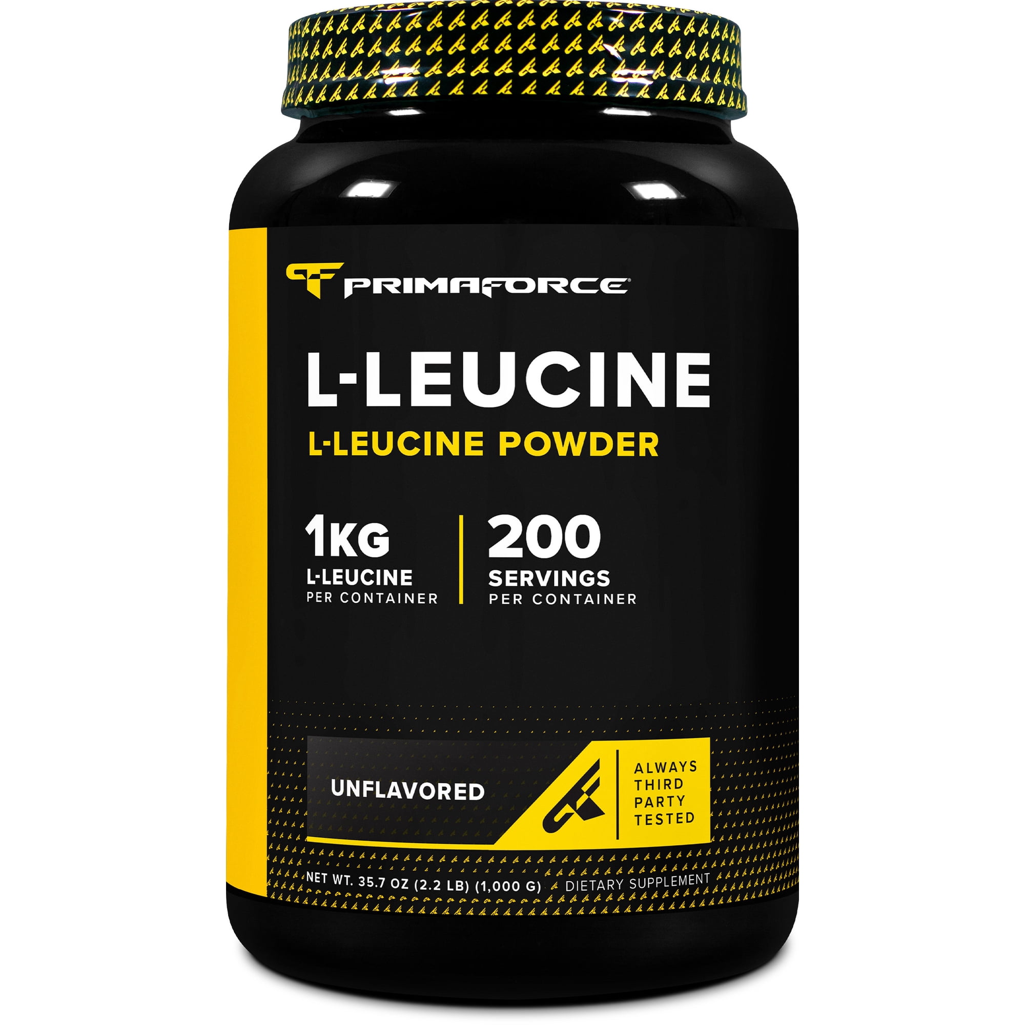 PrimaForce L-Leucine Powder, 1 KG - Non-GMO, Gluten-Free, and Vegan Supplement
