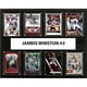 C & I Collectables 1215WINSTON8C 12 x 15 Po Jameis Winston NFL Buccaneers Baie 8 Plaque de Carte – image 1 sur 1