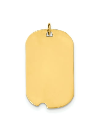 Notched Dog Tags - Matte