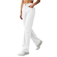 thumbnail image 5 of Zormilly Hiking Pants Women High Waisted Straight Leg Lightweight Cargo Pants with Pockets Breathable Loose Sports Pants, S-3XL, 5 of 7