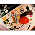 thumbnail image 2 of Kandinsky, Wassily 24x19 Gold Ornate Wood Framed with Double Matting Museum Art Print Titled - Red Spot II 1921, 2 of 4