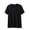 Black, variant on Men's Relaxed Fit V-Neck T-Shirt – Solid Color Short Sleeve Cotton Modal Tops for Summer Casual Wear Loose Fit Cotton Modal Tee