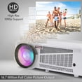 thumbnail image 3 of PYLE PRJAND615 - HD Hi-Res Smart Projector with Built-in Dual Core Android CPU, High Speed Wi-Fi Wireless Internet, 1080p & Blu Ray Disc Support, Projection Size up to 120’’ inches, 3 of 4