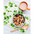 thumbnail image 3 of St. Patrick's Day Kitchen Dish Towels for Drying Dishes Set of 2, Watercolor Lucky Shamrock Polka Dots Green Waffle Weave Microfiber Hand Tea Bathroom Towels Quick Dry & Absorbent Towel 12x12, 3 of 7