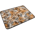 thumbnail image 3 of Leopard Tiger Skin Print Doormats Bathroom Floor Mat Lightweight Non-Slip Area Rugs Entrance Front Door Rug for Outdoor Garden Kitchen Bedroom 23.6" x 15.7" Home Decor, 3 of 7