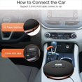 thumbnail image 5 of CD711T Reproductor de CD Bluetooth Portátil para Viajes en Casa y en el Automóvil con Auriculares Estéreo y Protección Antigolpes, 5 of 5