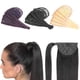 thumbnail image 2 of 10 Uds., 5 uds., Base de encaje grande, red para el cabello para cola , moño tejido, gorros de peluca, Base de extensión de cola de ca Hugo cola de caballo de red para el cabello, 2 of 10