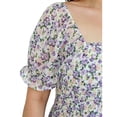 thumbnail image 4 of Vestido Smock Roman Fashion Talla Extra 1551 Blanco Floreado, 4 of 6