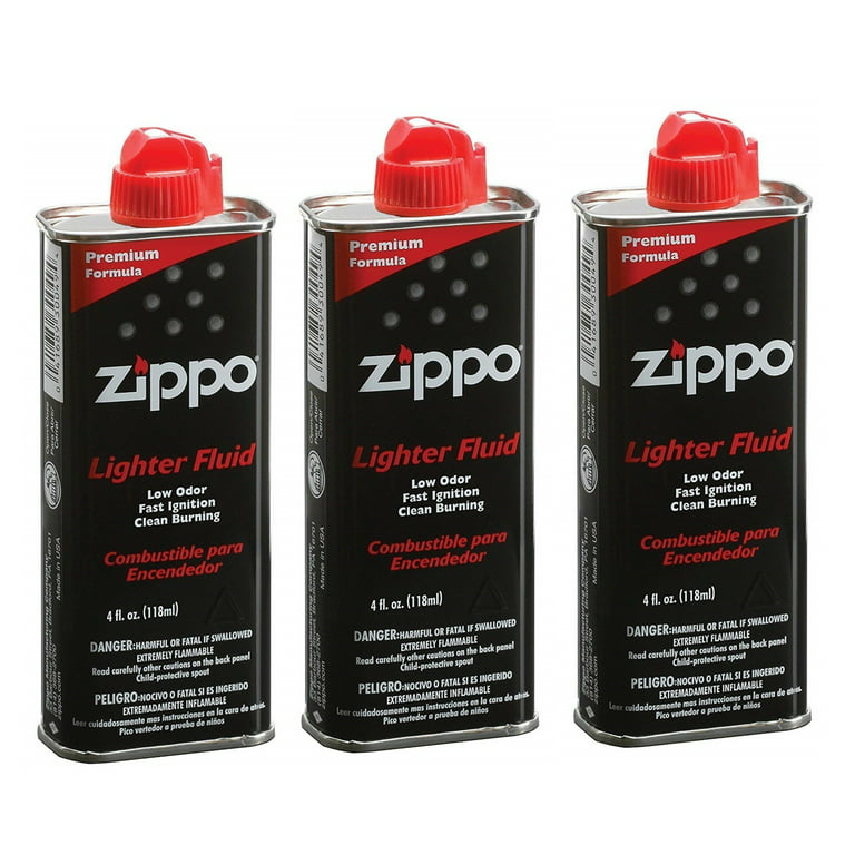 Zippo Lighter Fluid Fuel 4oz - 3 pack 