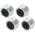 thumbnail image 1 of 1.98in Trailer Bearing Dust , Trailer Oil Hub Covers Stable Performance 4pcs Durable With Rubber Plugs For 2000 To 3500 Lbs Trailer Wheel Hubs, 1 of 8
