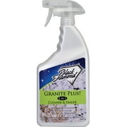 Black Diamond Stoneworks GRANITE PLUS! 2 in 1 Cleaner & Sealer for Granite, Marble, Travertine, Limestone, Ready to Use! (1-Quart), 32 Fluid Ounce