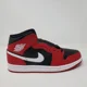 thumbnail image 4 of N I-K-E A i r-Jor-dan 1 Mid Shoes Black Gym Red White DQ8426-061 Men's Size 10.5, 4 of 6