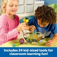 thumbnail image 4 of Learning Resources Helping Hands Fine Motor Tools Classroom Set,24 Pieces, Ages 3+, fine motor skills, teacher resources for classroom, sensory toys for toddlers, Scoopers and Tweezers toys, 4 of 5