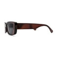 thumbnail image 3 of Womens Mod Square Cat Eye Plastic Fashion Sunglasses Brown Black, 3 of 4