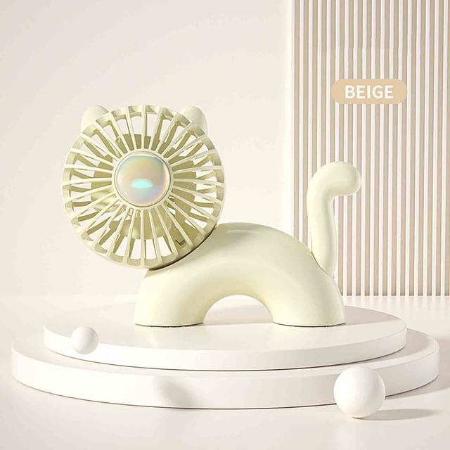 Dvkptbk Desk Fan Mini Portable USB Charging Fan Desk Top Portable Handheld Fan