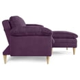 thumbnail image 4 of Sofá Cama Makora Remmy Morado Velvet Memory Foam con Respaldo Reclinable, 4 of 8
