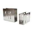 thumbnail image 4 of Stainless Steel Paper Napkin Holder Cutlery Cutout Dining Tissue Dispenser Table Decor Rack, 4 of 6