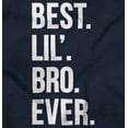 thumbnail image 2 of Best Lil Bro Ever Cute Little Brother Youth T Shirt Tee Boys Infant Toddler Brisco Brands 4T, 2 of 5