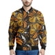 thumbnail image 3 of Chaqueta con estampado 3D de mariposas e insectos para hombre, ropa holgada, sudadera, chaqueta bomber informal con cremallera, tops de calle, 3 of 5