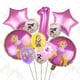 thumbnail image 4 of Globo enredado para niña, suministro de fiesta de cumpleaños, decoración del hogar, Rapunzel rosa, 12 pulgadas, látex, Baby Shower, decoración de boda, 4 of 5