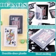 thumbnail image 3 of 12 Pack Playing Card Case,Empty Playing Card Deck Boxes,Clear Card Case,Plastic Playing Card Box,Playing Card Deck Cases,Plastic Storage Box Card Holder Snaps Closed for Gaming Cards(NO Cards), 3 of 7