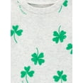 thumbnail image 2 of Carter's Child of Mine Baby and Toddler St Patrick's Pajama, 2-Piece, Sizes 12M-5T, 2 of 5