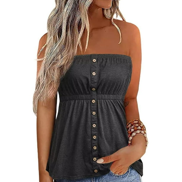 Strapless shirts walmart clearance