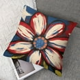 thumbnail image 7 of Acheng Colorlife Let Freedom Ring Stars Fireworks Red White Flower Throw Pillow Covers,4th of July Patriotic Independence Memorial Day USA Flag Cushion Case for Sofa Couch Set of 2 18x18in, 7 of 7
