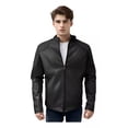 thumbnail image 4 of Chamarra Chaqueta Biker Piel Vinil Polo Slim Hombre Térmica, 4 of 6