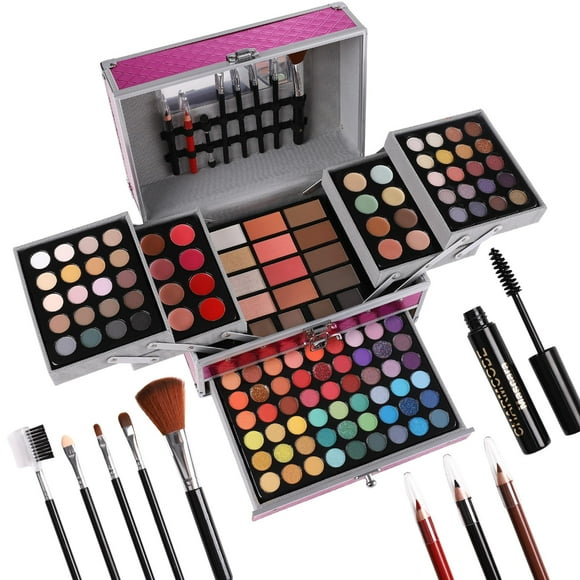 Set de regalo de maquillaje CHARMCODE todo en uno con sombra de ojos y lápiz labial