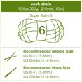 thumbnail image 4 of Yarn SOVIKER Chunky Chenille #6 Super Bulky, 300 g, verde, 4 of 7
