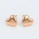 thumbnail image 5 of Fino Collar Y Aretes Corazon Inflado Pulido Oro Rosa 14k Lam rosa Unitalla, 5 of 8