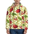 thumbnail image 2 of Bingfone Cherries And Ladybirds Men'S Drawstring Hoodie Long Sleeve Pocket Sweatshirts-X-Large, 2 of 9