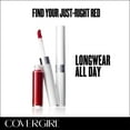 thumbnail image 4 of COVERGIRL Outlast All-Day Lip Color Liquid Lipstick And Moisturizing Topcoat, Longwear, You're On Fire, Shiny Lip Gloss, Stays On All Day, Moisturizing Formula, Cruelty Free, Easy Two-Step Process, 4 of 7