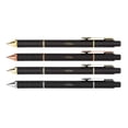 thumbnail image 4 of TUL® BP Series Retractable Ballpoint Pens, Medium Point, 1.0 mm, Black Barrel, Black Ink, Pack Of 12 Pens, 4 of 7