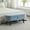 Blue, variant on 43.5" Linen Storage Ottoman Bench for Bedroom,Upholstered Boucle Ottoman With Safety Hinge,End of Bed Bench with Rubber Wood Legs for Living Room Entryway,Pale-Gray