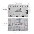 thumbnail image 4 of Distance Ruler Set Guitar Measuring Ruler Metal Electric Guitar Ruler Stainless Steel Guitar Neck R, 4 of 5