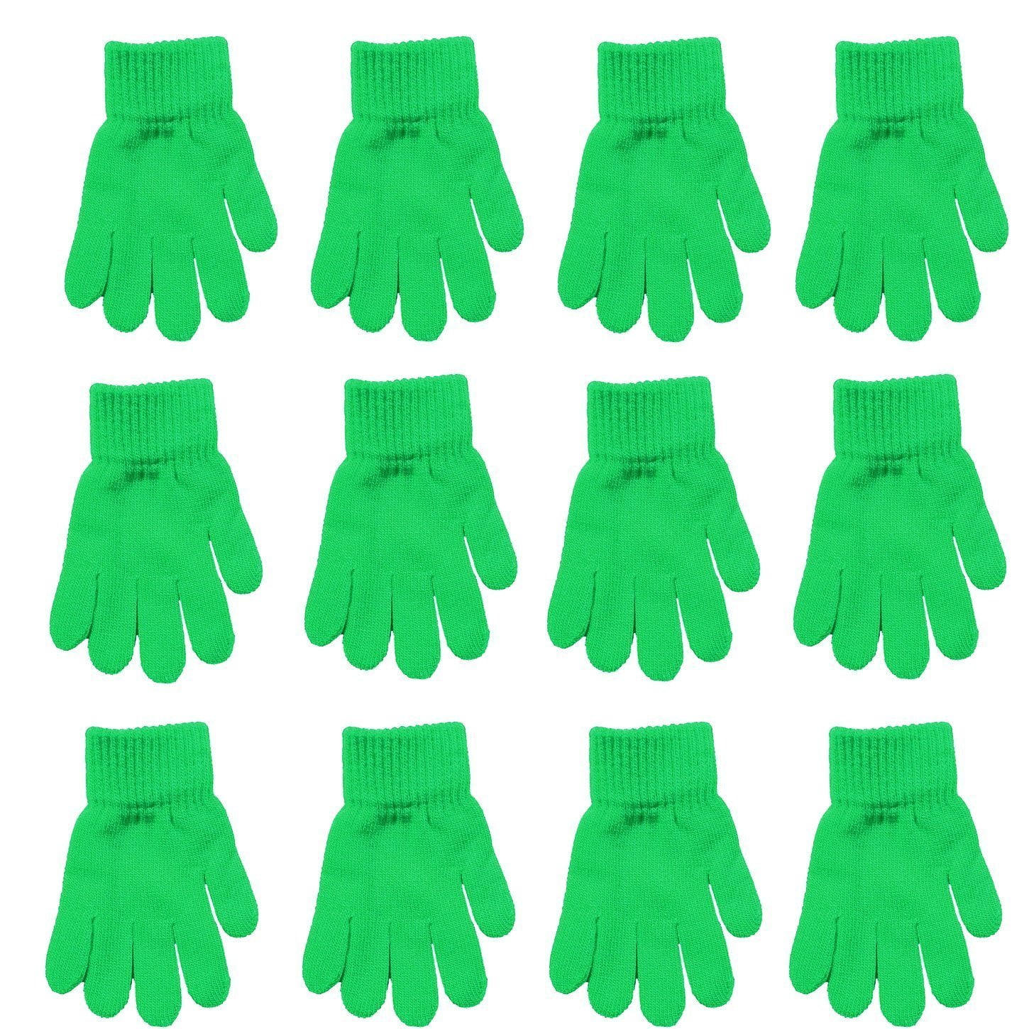 NEW Ladies Girls MAGIC Gloves Womens Stretchy Warm Winter Magic Knitted Gloves