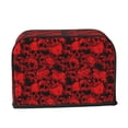 thumbnail image 2 of Picia Red Skulls 3 Print 2 Slice Toaster Cover , Toaster Protector Dustproof Kitchen Appliance Cover, Kitchen Appliance Dustproof Protector, 2 of 7