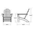 thumbnail image 4 of POLYWOOD® Canyon Adirondack Chair in Sand, 4 of 4