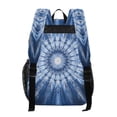 thumbnail image 3 of ALAZA Clear Backpack Ethnic Feather PVC Transparent BookBag, 3 of 7