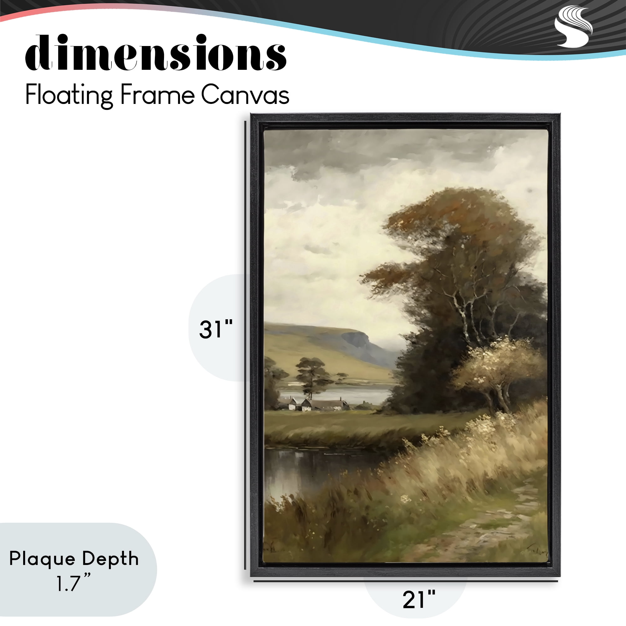 Stupell Industries House By The Water Retreat Black Framed Floater Canvas Wall Art, design by Creative Studio