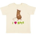 thumbnail image 3 of Inktastic I Love Rats Boys or Girls Toddler T-Shirt, 3 of 5